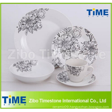 30PCS Fine Porcelain Dinnerware Dinner Set